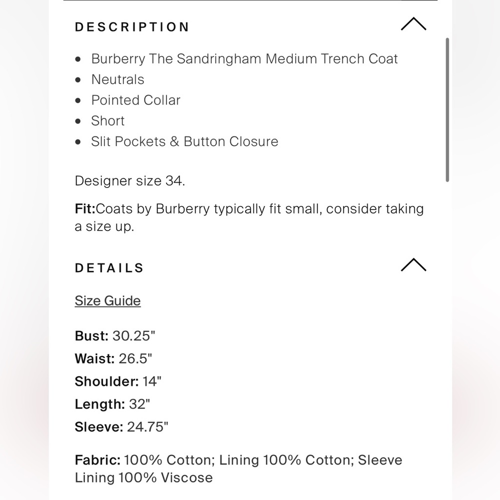 Burberry Trench Coat - Honey - Picture 10 of 14